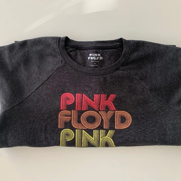 Lucky Brand Pink Floyd Dark Heather Grey Crewneck Sweatshirt Size M - Picture 13 of 13
